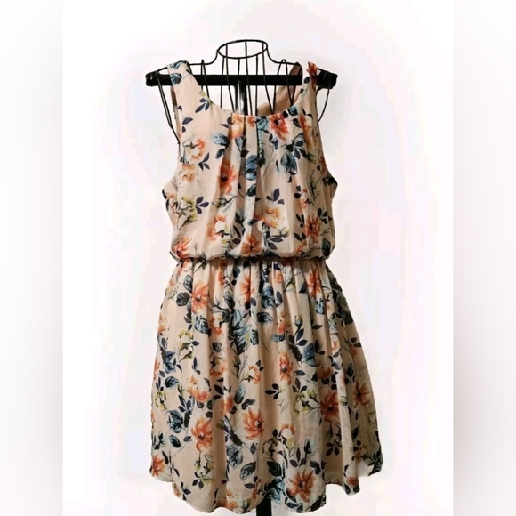 By & By Women's Silky Sleeveless Cinched Waist Midi Dress Size XL - Picture 10 of 11